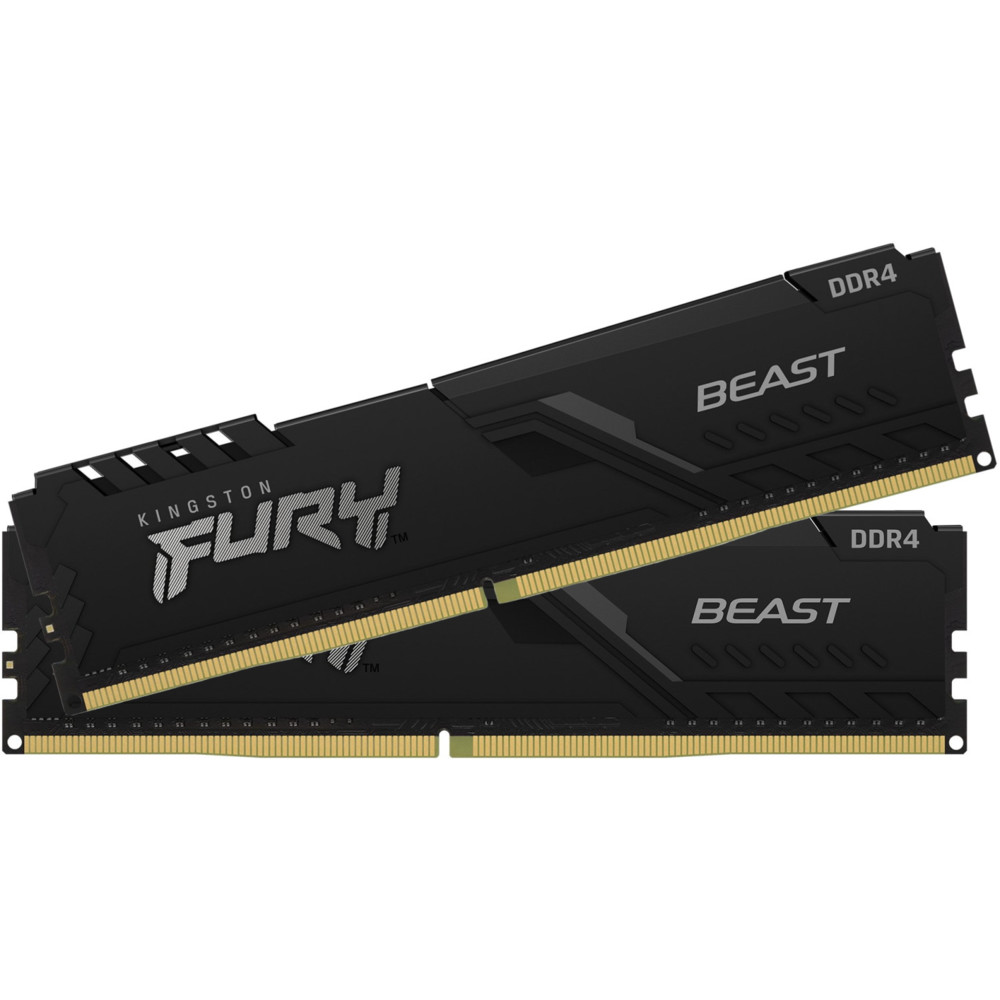 ОЗУ Kingston FURY Beast KF432C16BBK2/16 DIMM, DDR4, 16 Гб (2 х 8 Гб), 3200 МГц - миниатюра 2