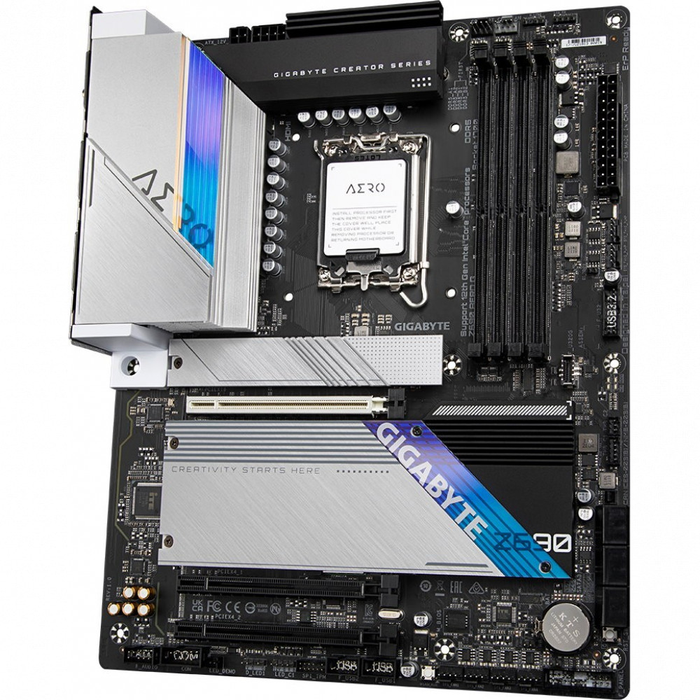Материнская плата Gigabyte Z690 AERO G ATX, LGA 1700 - миниатюра 3