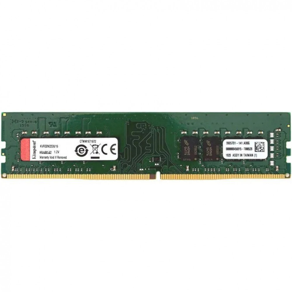 ОЗУ Kingston ValueRAM KVR32N22D8/32 DIMM, DDR4, 32 Гб, 3200 МГц — фото товара