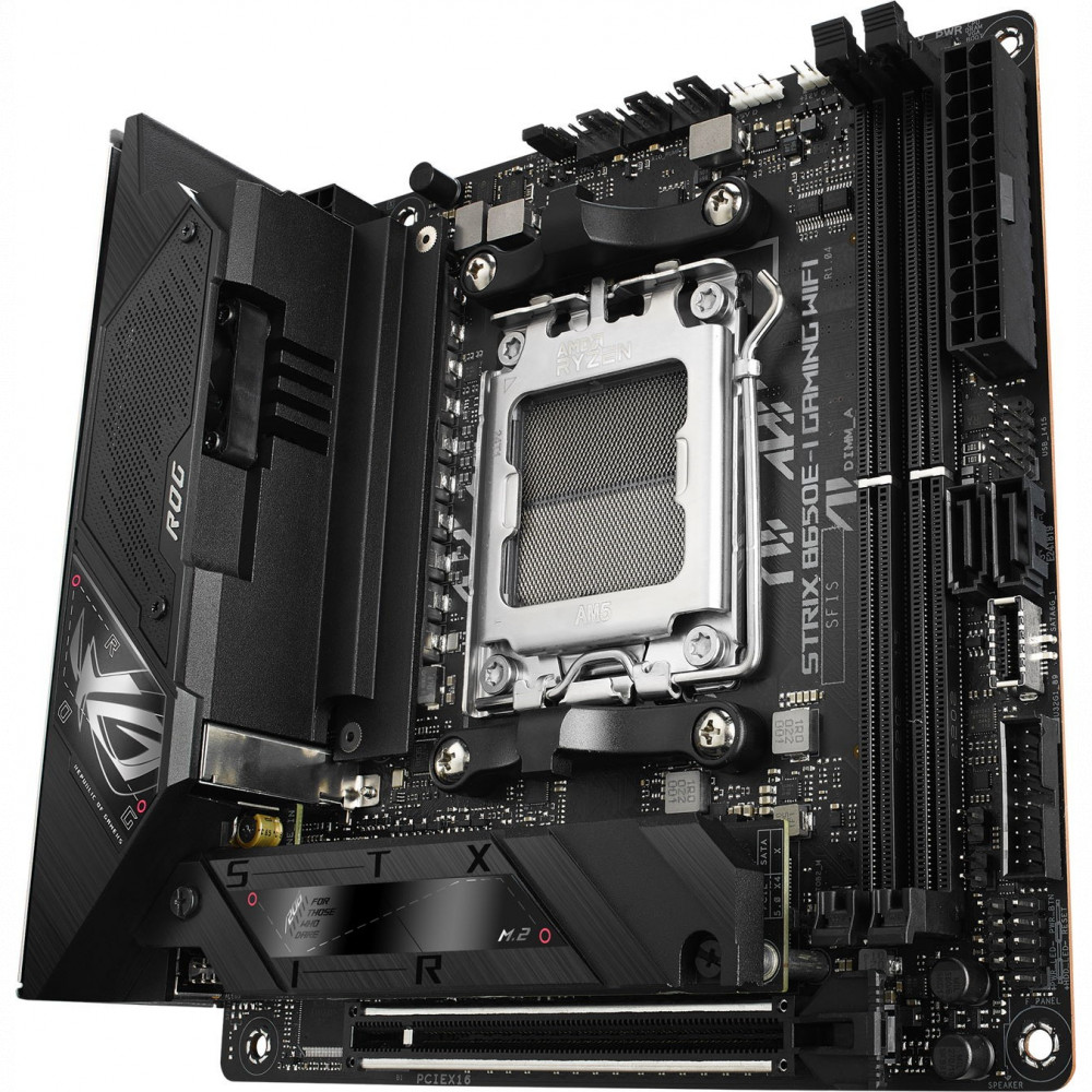 Материнская плата Asus ROG STRIX B650E-I GAMING WIFI 90MB1BI0-M0EAY0 Mini-ATX, AMD AM5 - миниатюра 3
