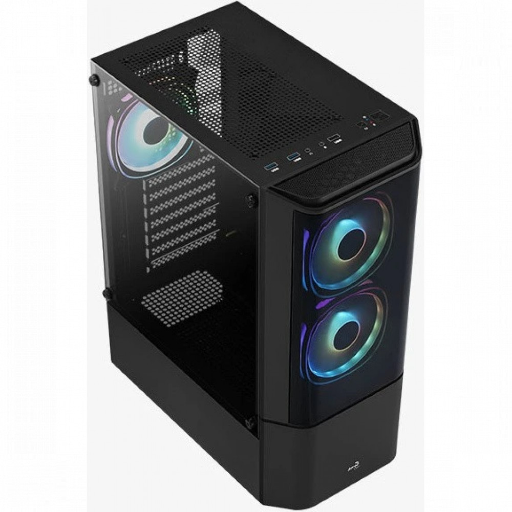 Корпус Aerocool Quantum-G-BK-v2 Black 4710562758511 Mid-Tower - миниатюра 2