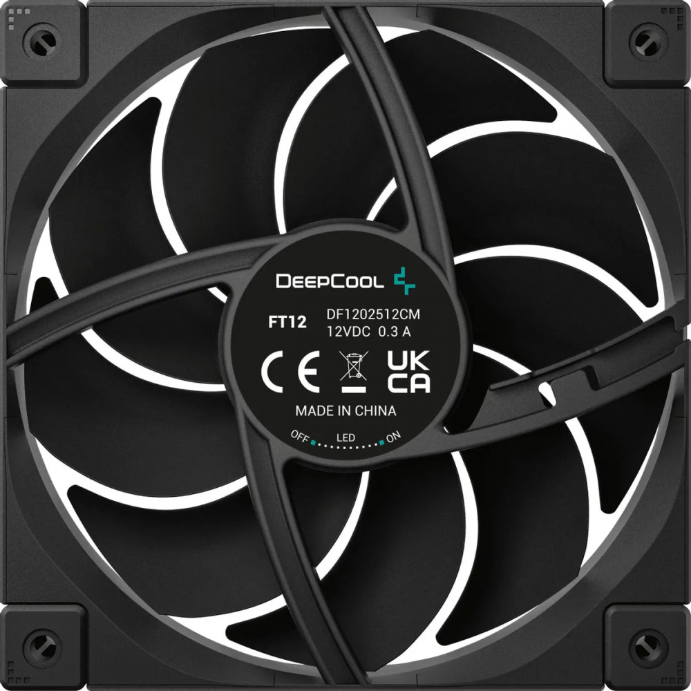 Система охлаждения Deepcool FT12 120х120x25 черный R-FT12-BKWPN1-G Для системного блока - миниатюра 2