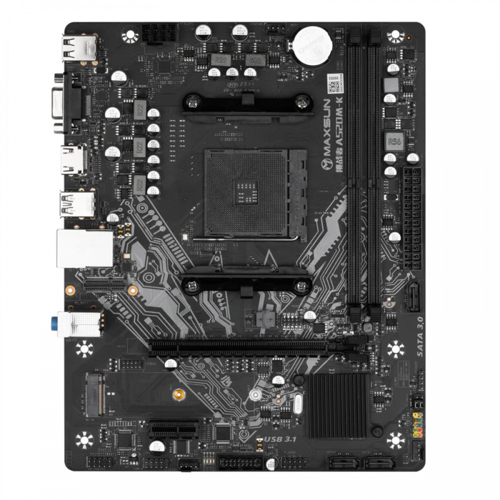 Материнская плата Maxsun Challenger А520М-К 6940709693797 Micro-ATX, AMD AM4 — фото товара
