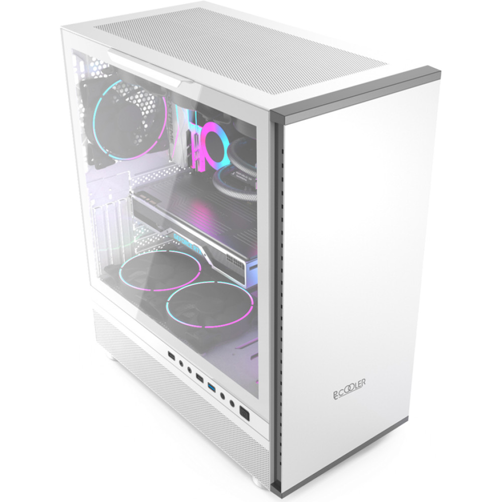 Корпус PCcooler MASTER IE200W White Mid-Tower - миниатюра 2