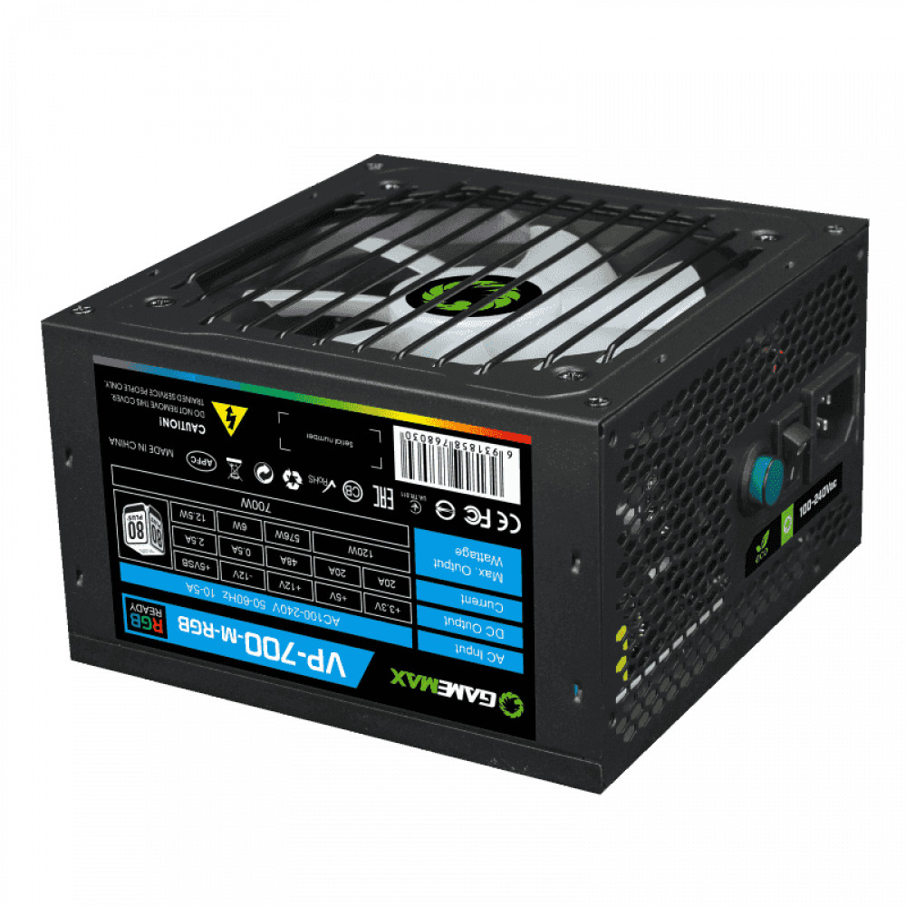 Блок питания GameMax VP 700W RGB M 213106500015 700 Вт, 80+ Bronze - миниатюра 4