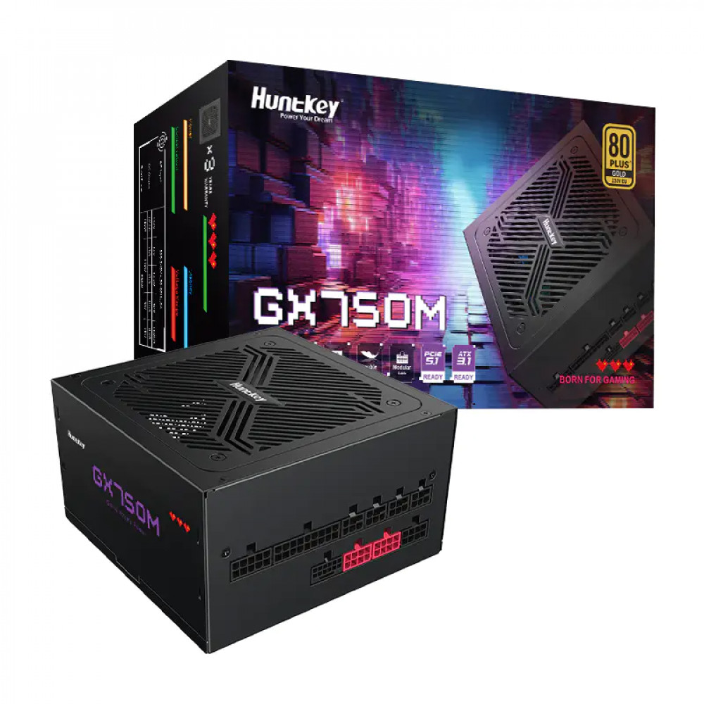 Блок питания Huntkey GX750M 750 Вт - миниатюра 4