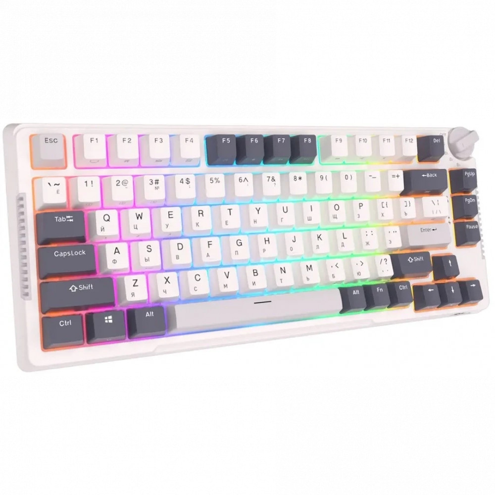 Клавиатура Royal Kludge RKH81 White Night (Sky Cyan Switch) 6935280824104 Беспроводная, Bluetooth - миниатюра 3