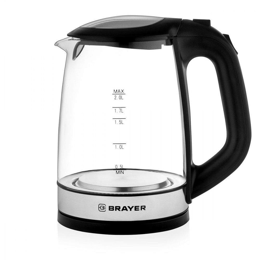 BRAYER 1040BR-BK Чайник, 2 л., 2200 Вт - миниатюра 2