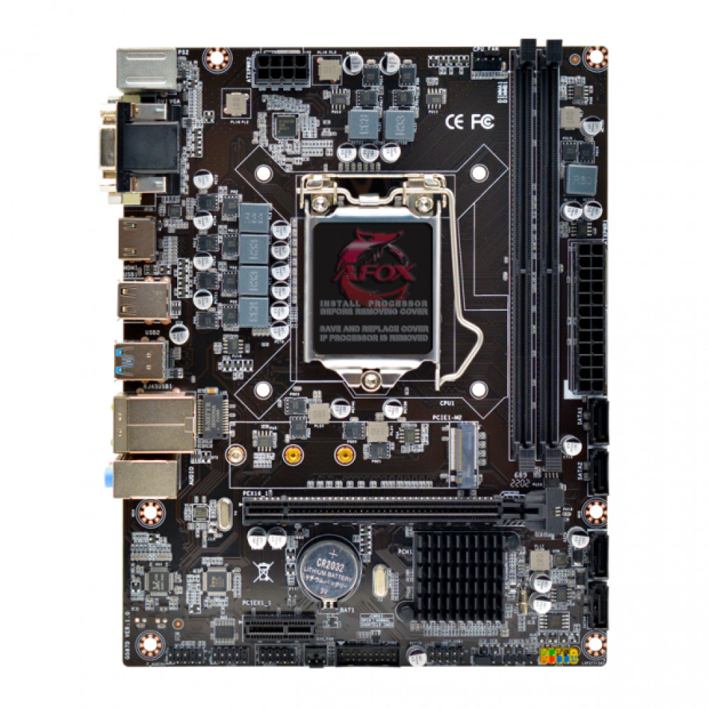 Материнская плата AFOX IH510-MA2-V2 Micro-ATX, LGA 1200 — фото товара