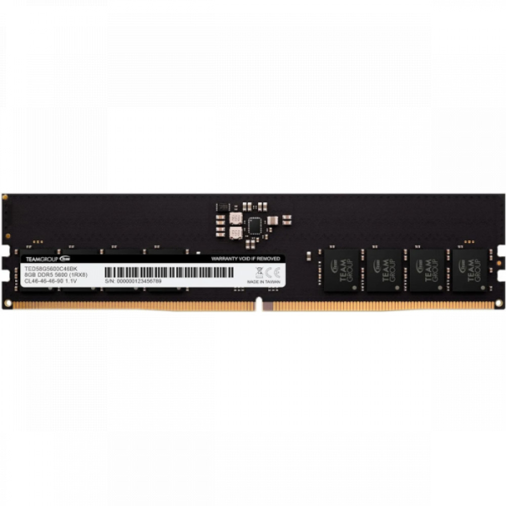 ОЗУ Team Group TED58G5600C4601 DIMM, DDR5, 8 Гб, 5600 МГц — фото товара
