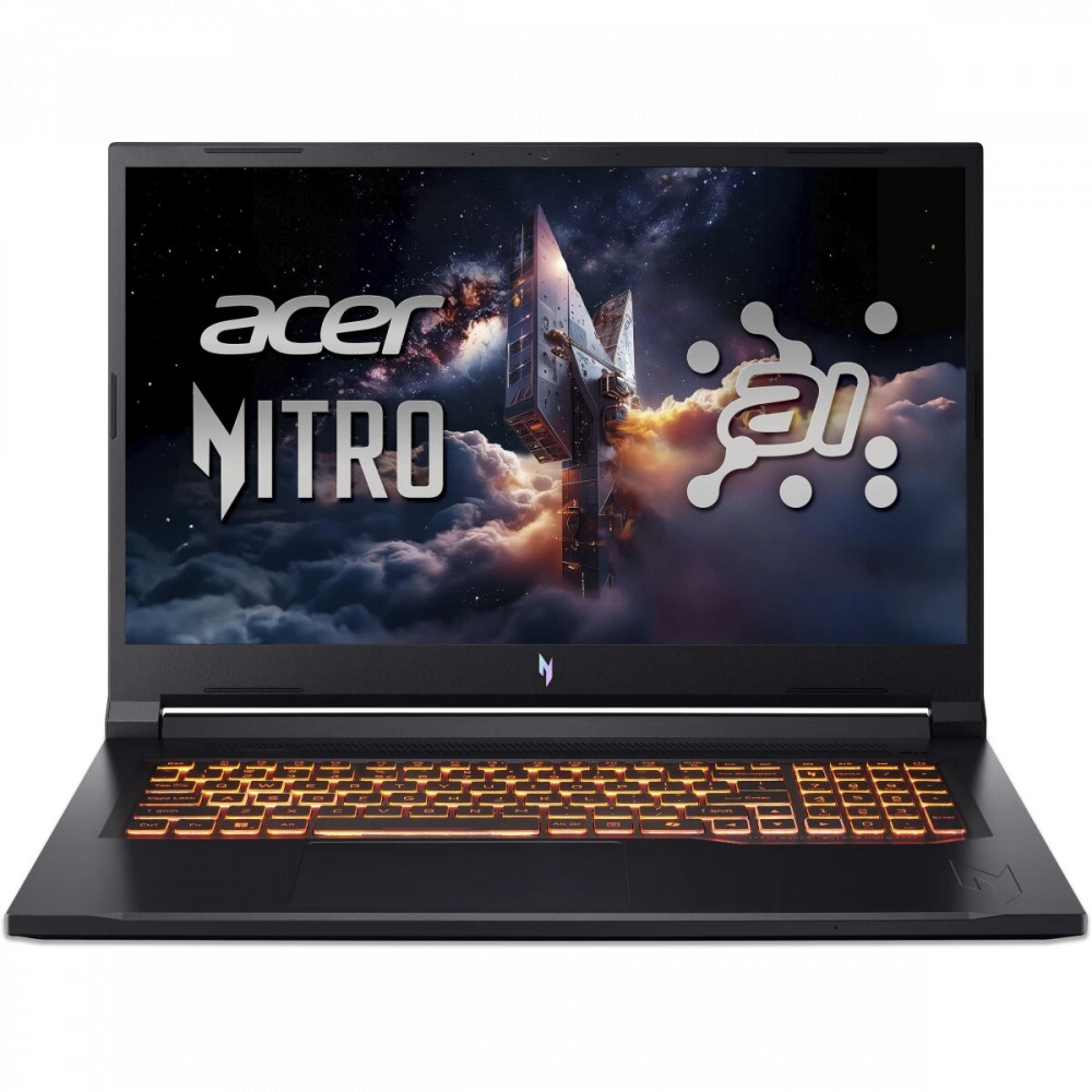 Ноутбук Acer Nitro V 17 AI ANV17-41 NH.QYVCD.00B 17.3 ", FHD 1920x1080 (16:9), AMD, Ryzen 7, 16 Гб, 512 ГБ, nVidia GeForce RTX 5060 - миниатюра 2