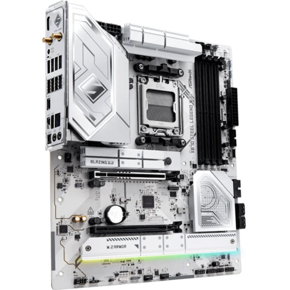 Материнская плата ASRock X870 STEEL LEGEND WIFI ATX, AMD AM5 - миниатюра 2