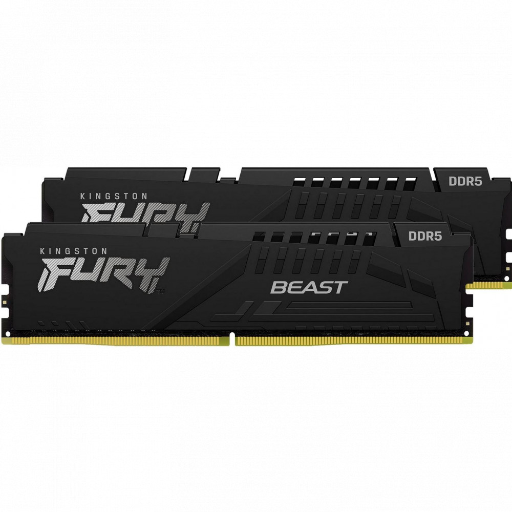 ОЗУ Kingston FURY Beast Black KF560C30BBEK2-16 DIMM, DDR5, 16 Гб (2 х 8 Гб), 6000 МГц — фото товара