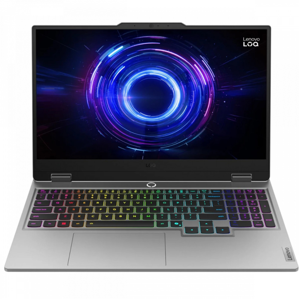 Ноутбук Lenovo LOQ 15IRX10 Luna Grey 83JE016BRK 15.6 ", FHD 1920x1080 (16:9), Intel, Core i7, 32 Гб, 1 ТБ, nVidia GeForce RTX 5070 — фото товара