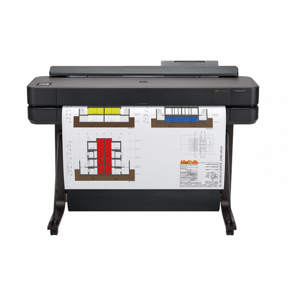 Плоттер HP DesignJet T650 36" 5HB10D Цветной, Струйная, A0+ (36 дюймов) (914), 36" — фото товара