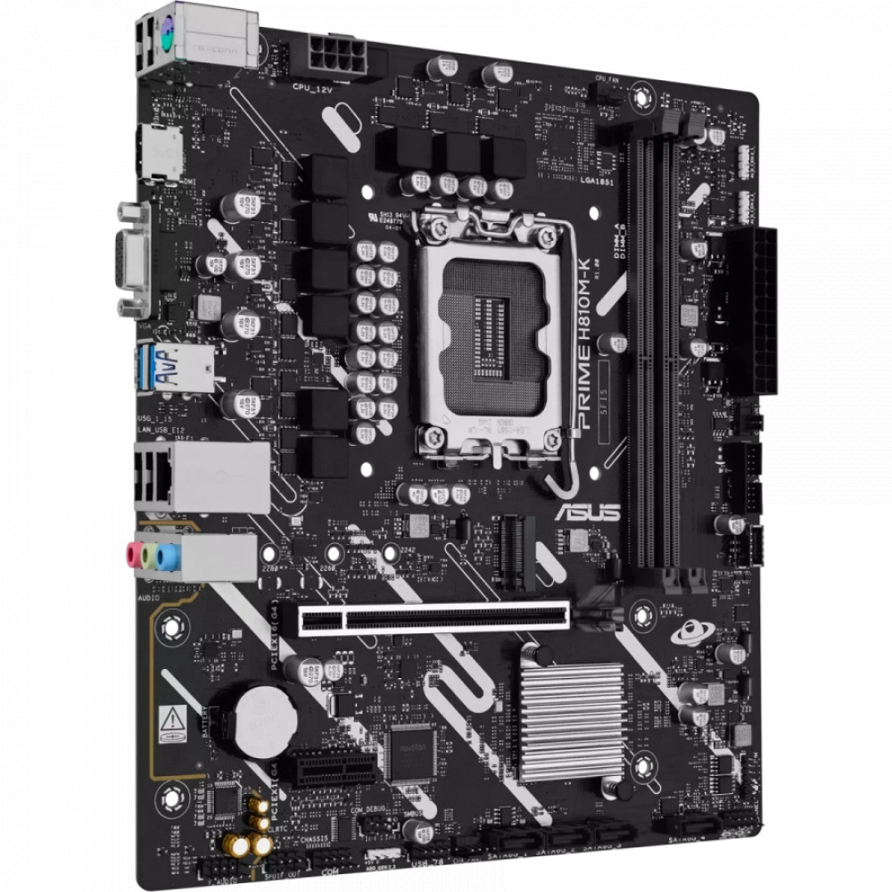 Материнская плата Asus Prime H810M-K 90MB1N10-M0EAY0 Micro-ATX, LGA 1851 — фото товара