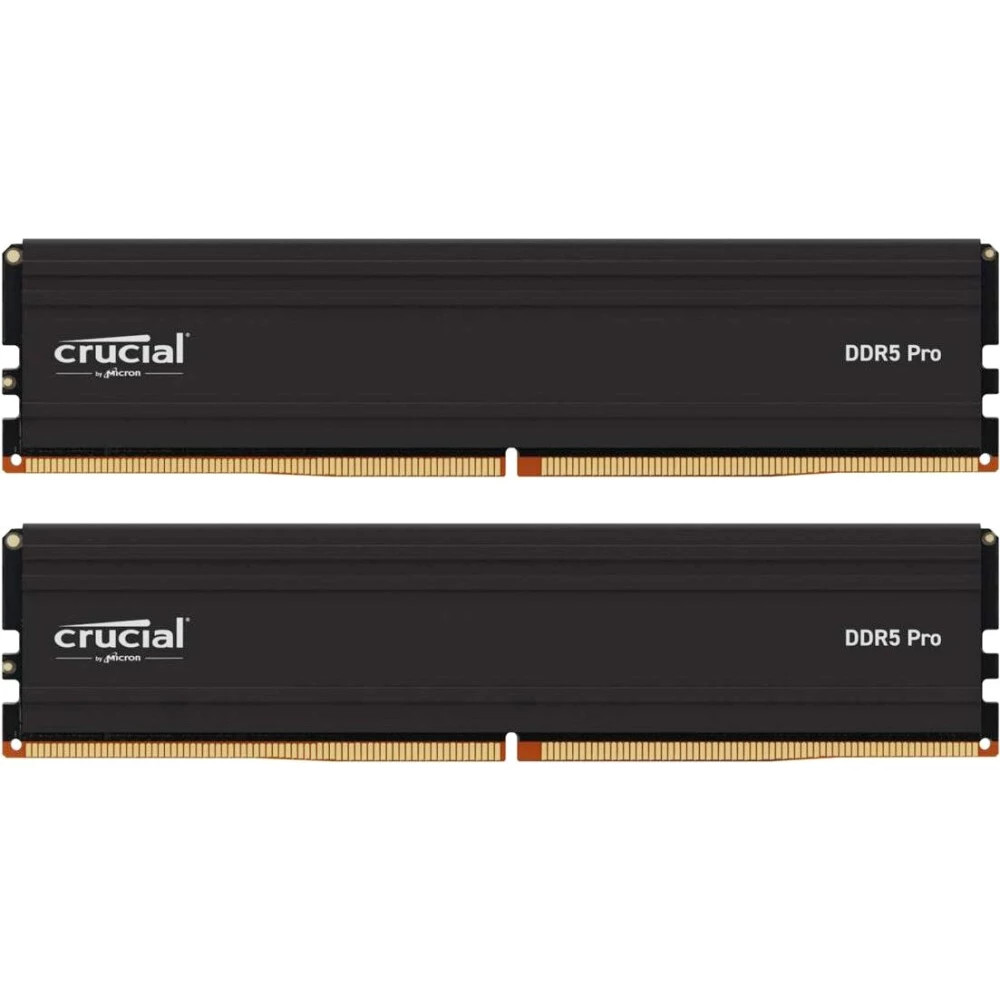 ОЗУ Crucial 32GB DDR5 UDIMM 5600MHz CP2K16G56C46U5 DIMM, DDR5, 32 Гб (2 х 16 Гб), 5600 МГц — фото товара