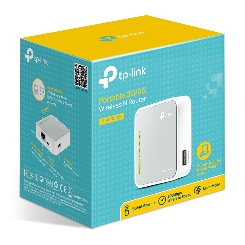 Маршрутизатор для дома TP-Link TL-MR3020(EU) - миниатюра 3