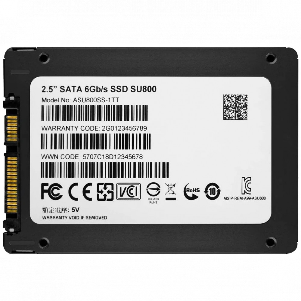 Жесткий диск A-Data Ultimate SU800 ASU800SS-512GT-C SSD (твердотельные), 512 ГБ, 2.5 дюйма, SATA - миниатюра 4