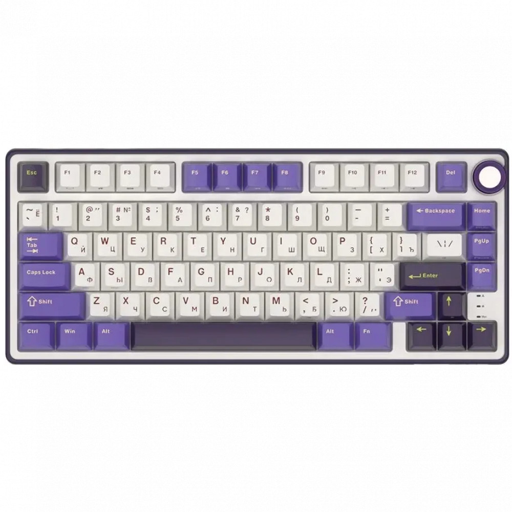 Клавиатура Royal Kludge R75 Blackberry (Silver Switch) 6935280824722 Проводная, USB - миниатюра 2