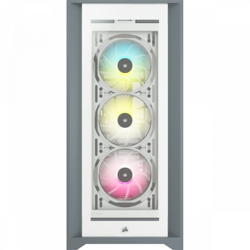 Корпус Corsair iCUE 5000X RGB белый CC-9011213-WW Mid-Tower - миниатюра 2