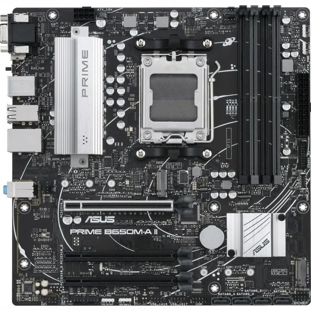 Материнская плата Asus PRIME B650M-A II Micro-ATX, AMD AM5 - миниатюра 2