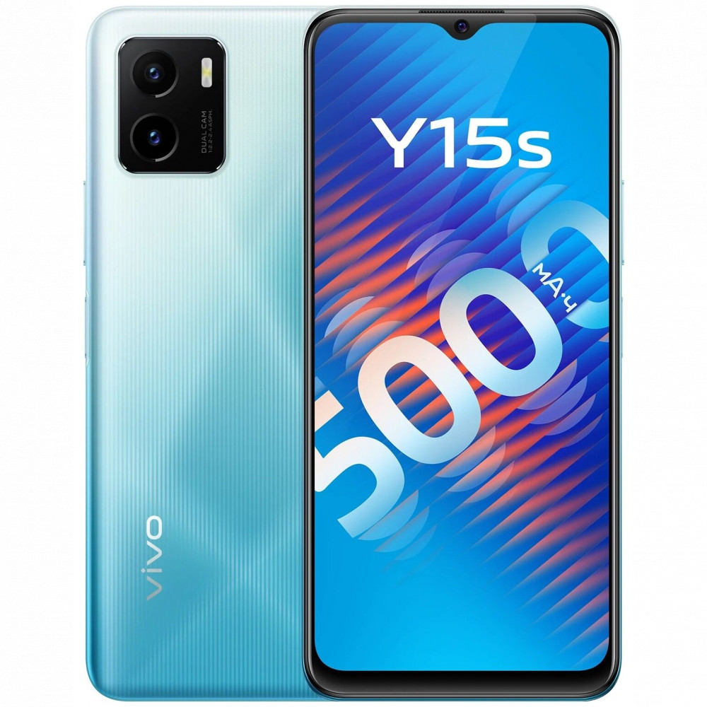 Смартфон Vivo Y15s V2120 (ЗЕЛЕНАЯ ВОЛНА) 32 Гб, 3 Гб — фото товара
