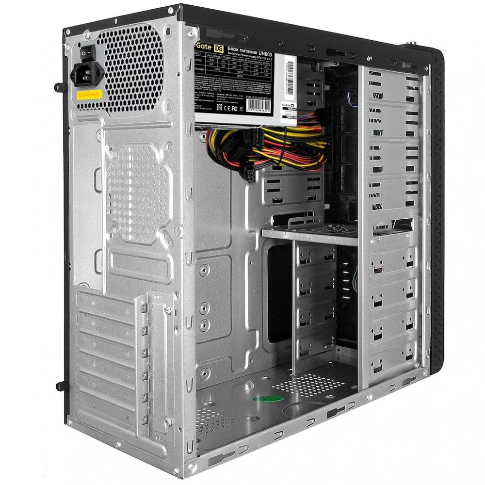 Корпус ExeGate UN-604-UN600 EX287030RUS Mid-Tower - миниатюра 2