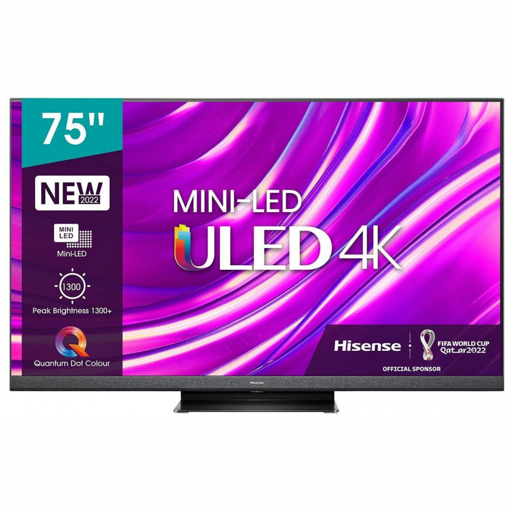 Телевизор Hisense 75U8HQ 75 ", Smart TV, Черный — фото товара