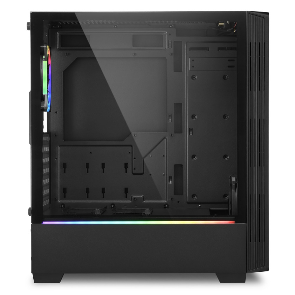 Корпус Sharkoon RGB LIT100 Mid-Tower - миниатюра 4