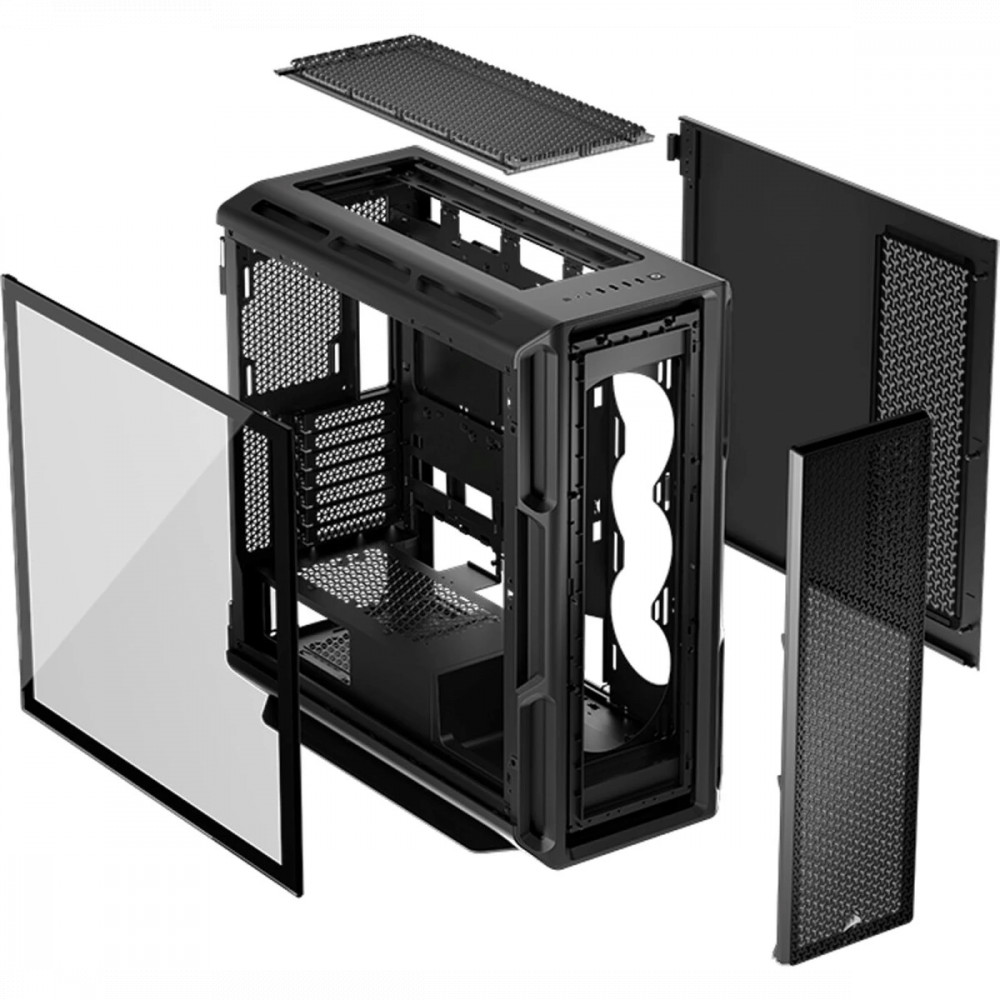 Корпус Corsair 5000T Black CC-9011300-WW Mid-Tower - миниатюра 8