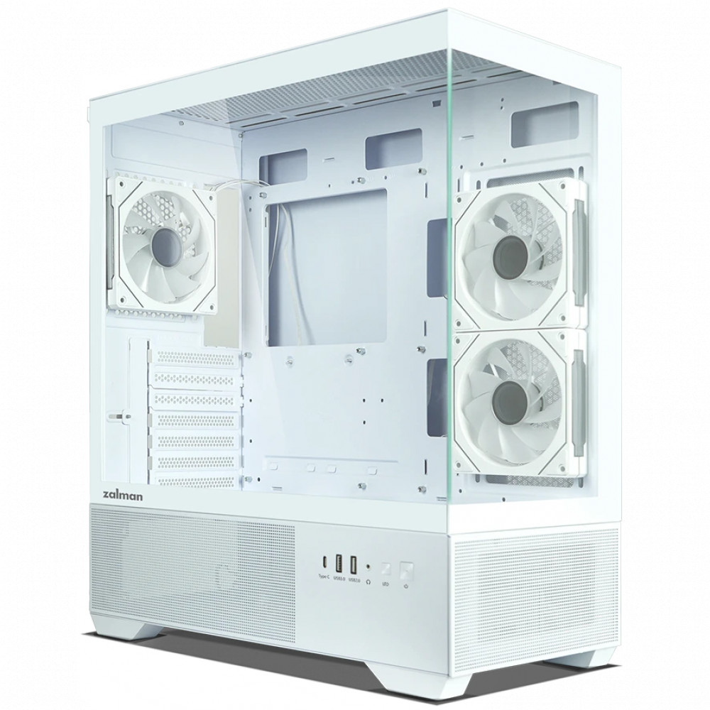 Корпус Zalman Chronix White CHRONIX White Mid-Tower - миниатюра 3