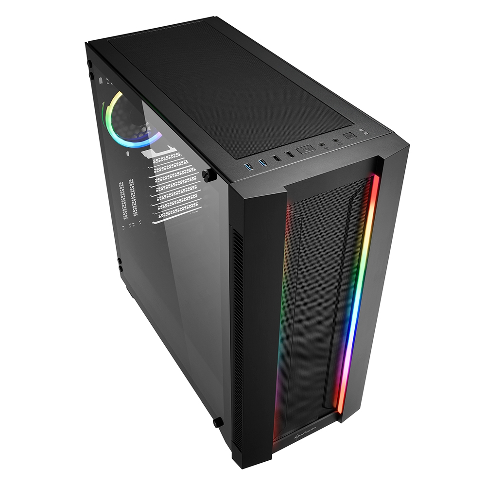 Корпус Sharkoon ELITE SHARK CA200M Mid-Tower - миниатюра 3