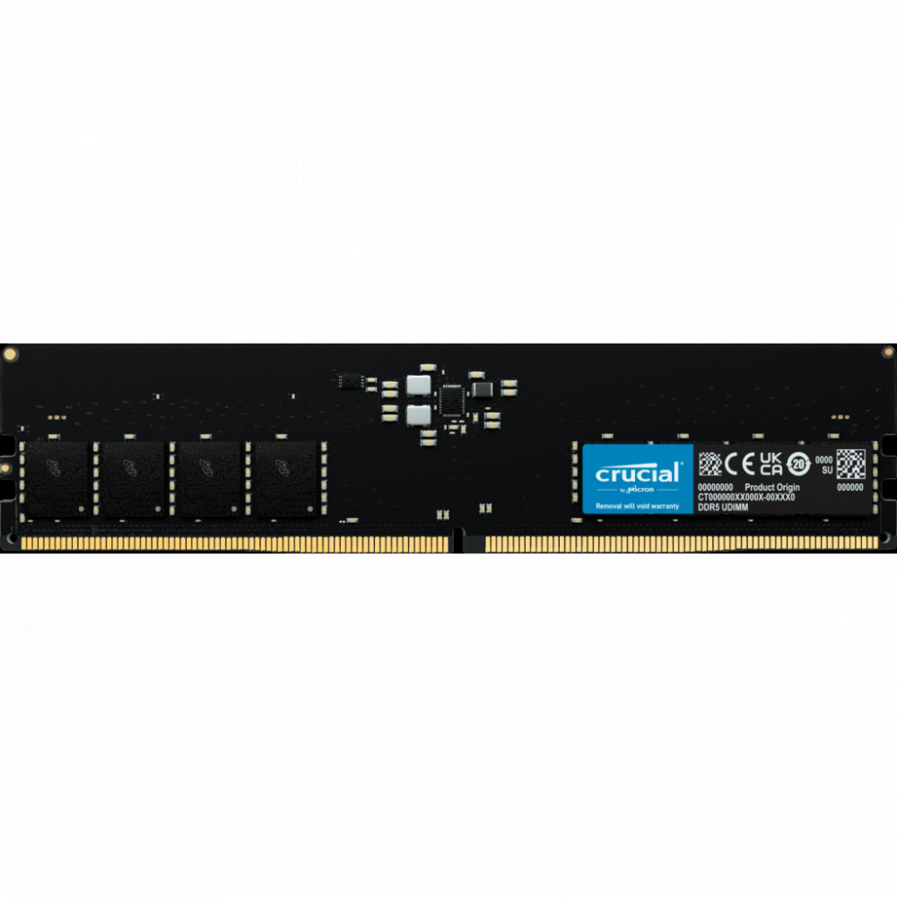 ОЗУ Crucial 16GB CT16G48C40U5 DIMM, DDR5, 16 Гб, 4800 МГц — фото товара