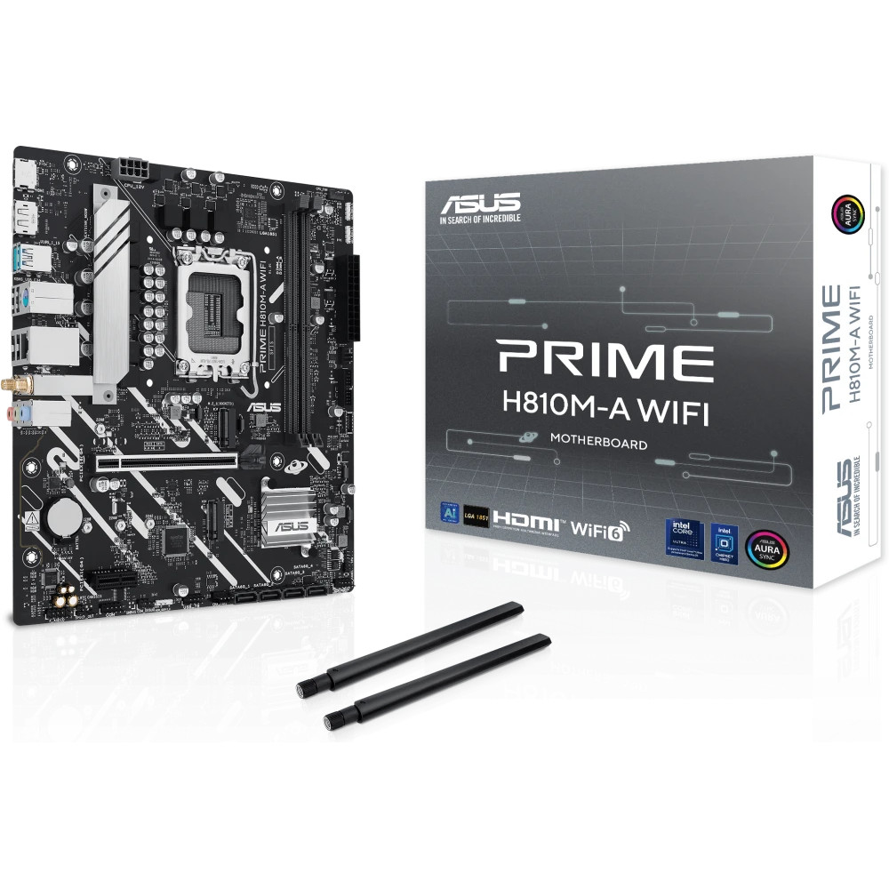 Материнская плата Asus PRIME H810M-A WIFI Micro-ATX, LGA 1851 - миниатюра 6