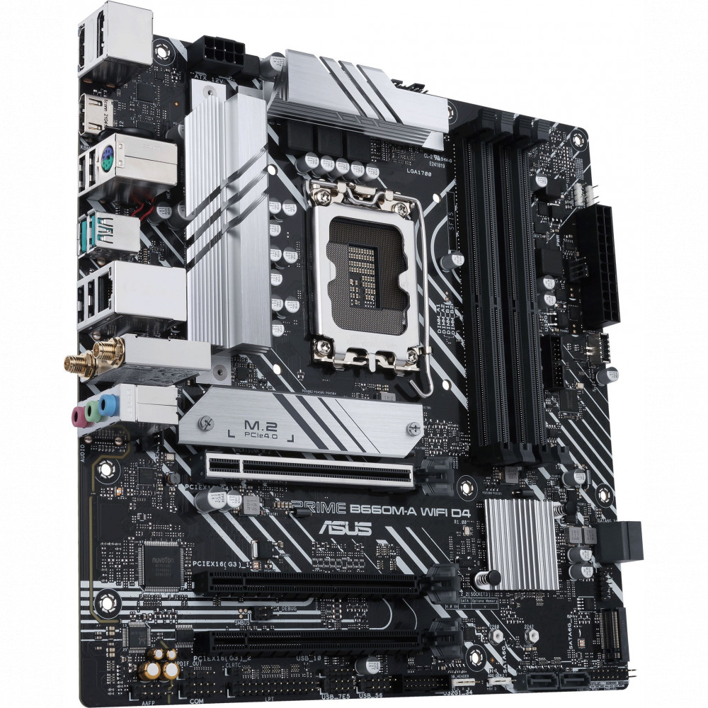 Материнская плата Asus PRIME B660M-A WIFI D4 90MB1AE0-M0EAY0 Micro-ATX, LGA 1700 — фото товара