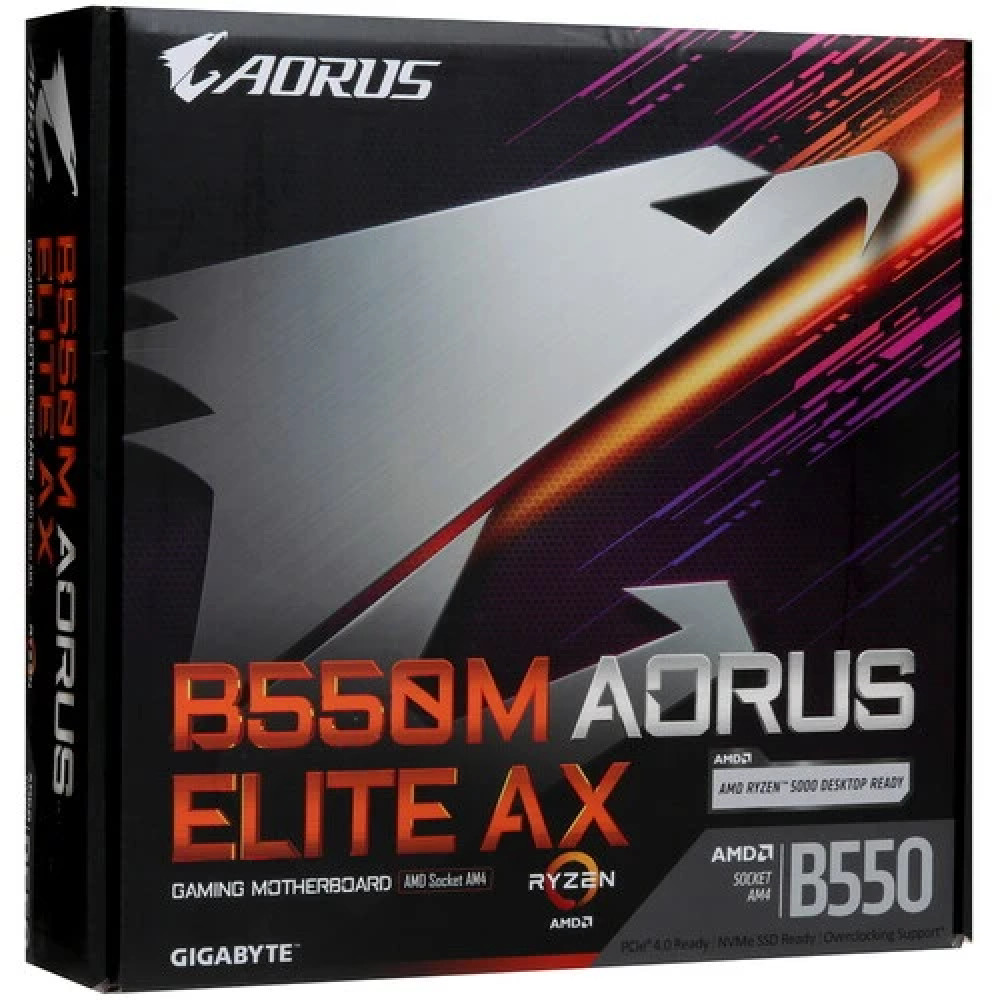 Материнская плата Gigabyte B550M AORUS ELITE AX Micro-ATX, AMD AM4 - миниатюра 5
