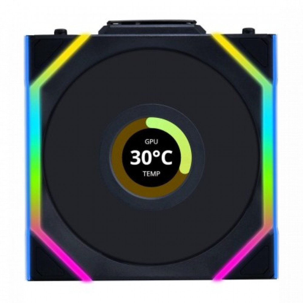 Система охлаждения Lian Li UNI FAN SL WIRELESS LCD G99.12SLLCD1W1B.00 Для системного блока — фото товара