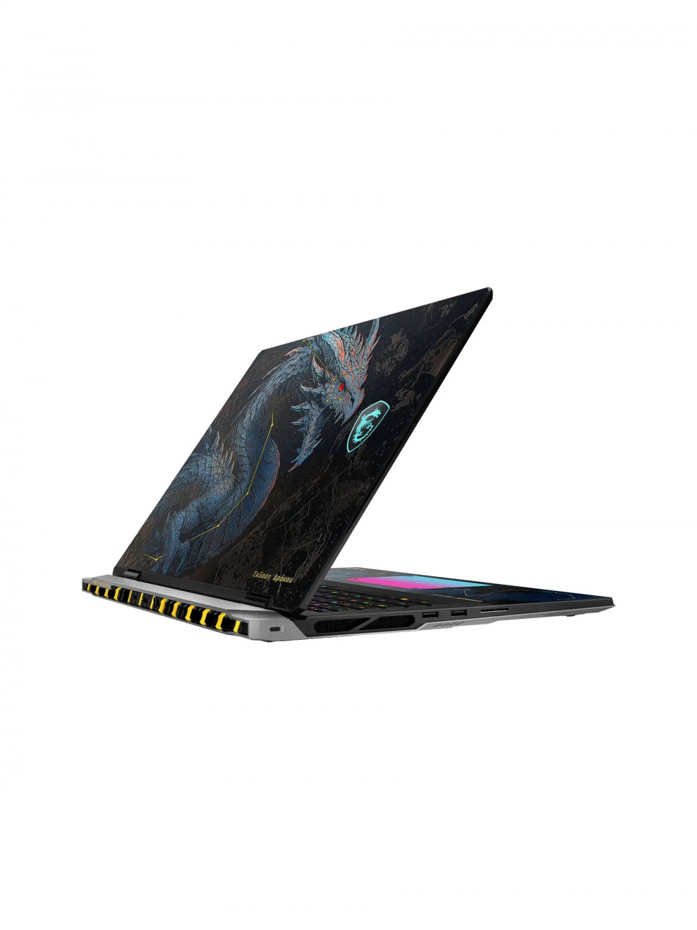 Ноутбук MSI Titan 18 HX Dragon Edition Draco 9S7-1824D6-1251 18 ", 4K Ultra HD + 3840x2400 (16:10), Intel, Core Ultra 9, 4 ТБ, nVidia GeForce RTX 5090, Windows 11 Home - миниатюра 3