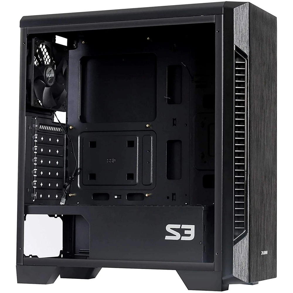 Корпус Zalman S3 TG Black S3 TG BLACK Mid-Tower - миниатюра 3