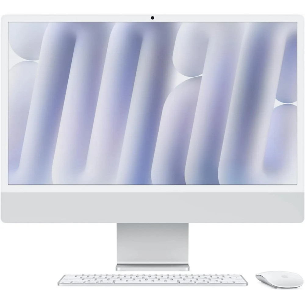 Моноблок Apple iMac 24 Silver (M4) MWUV3ZP/A 24 ", Apple, Apple M4 Series, Apple M4 10-Core, 2.89, 16 Гб, 512 Гб — фото товара
