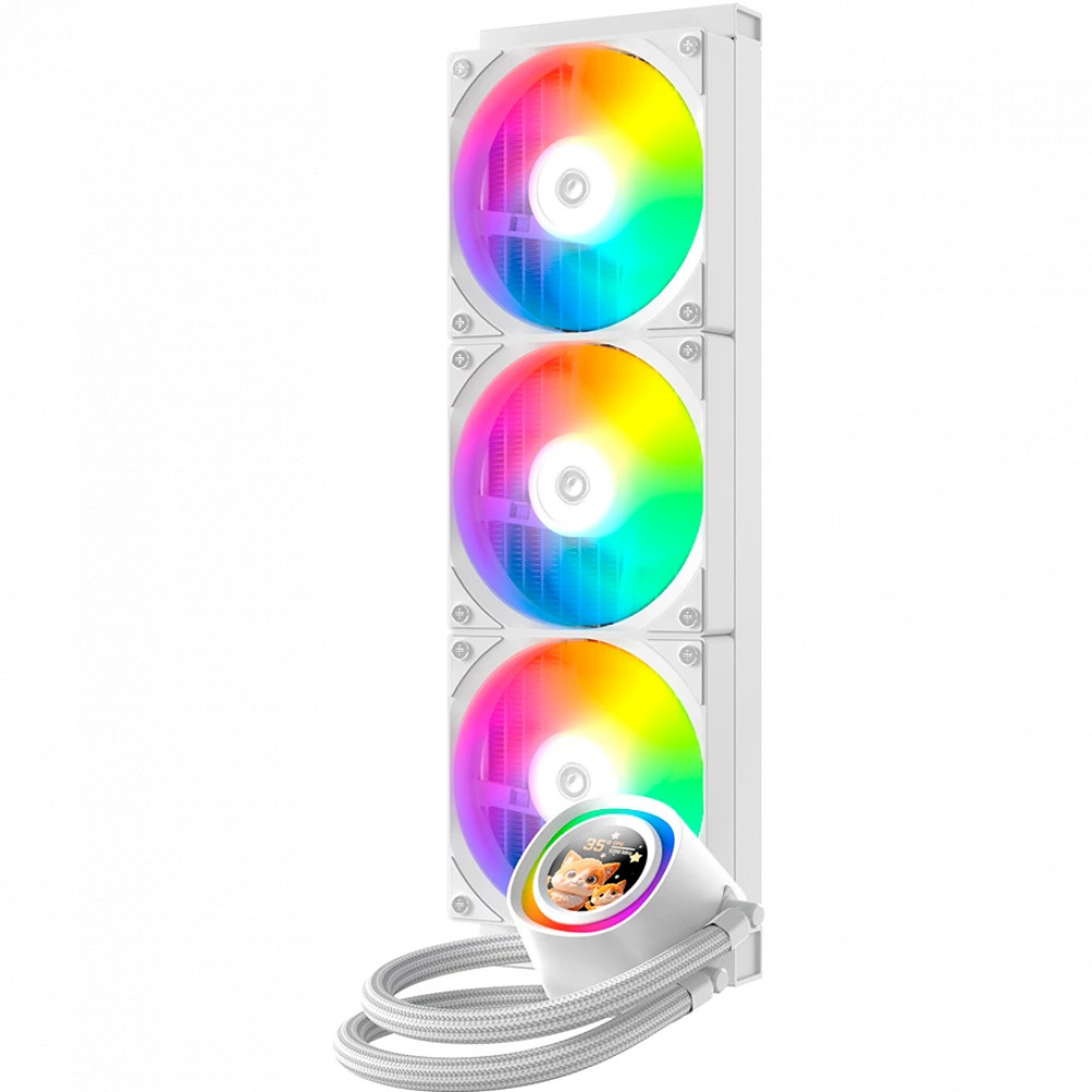 Система охлаждения ID-Cooling FX360 LCD WHITE Для процессора - миниатюра 2