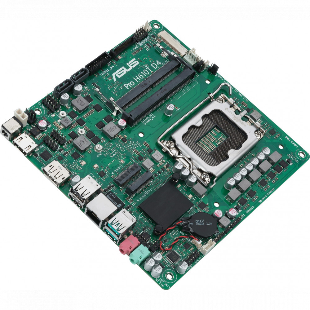 Материнская плата Asus PRO H610T D4-CSM Mini-ATX, LGA 1700 - миниатюра 4