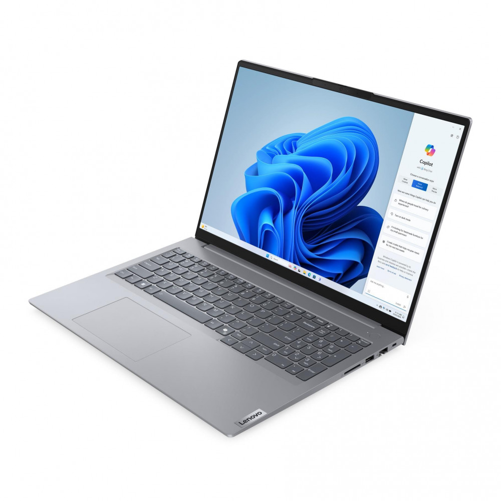 Ноутбук Lenovo ThinkBook 16 G7 21MU0006CD 16 ", WQXGA 2560x1600 (16:10), AMD, Ryzen 7, 16 Гб, 512 ГБ, AMD Radeon 780M, Windows 11 Pro — фото товара