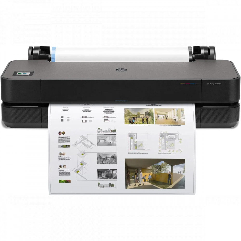 Плоттер HP Designjet T230 5HB07A/5HB07D Цветной, Струйная, A1+ (24 дюйма) (610), 24" - миниатюра 6