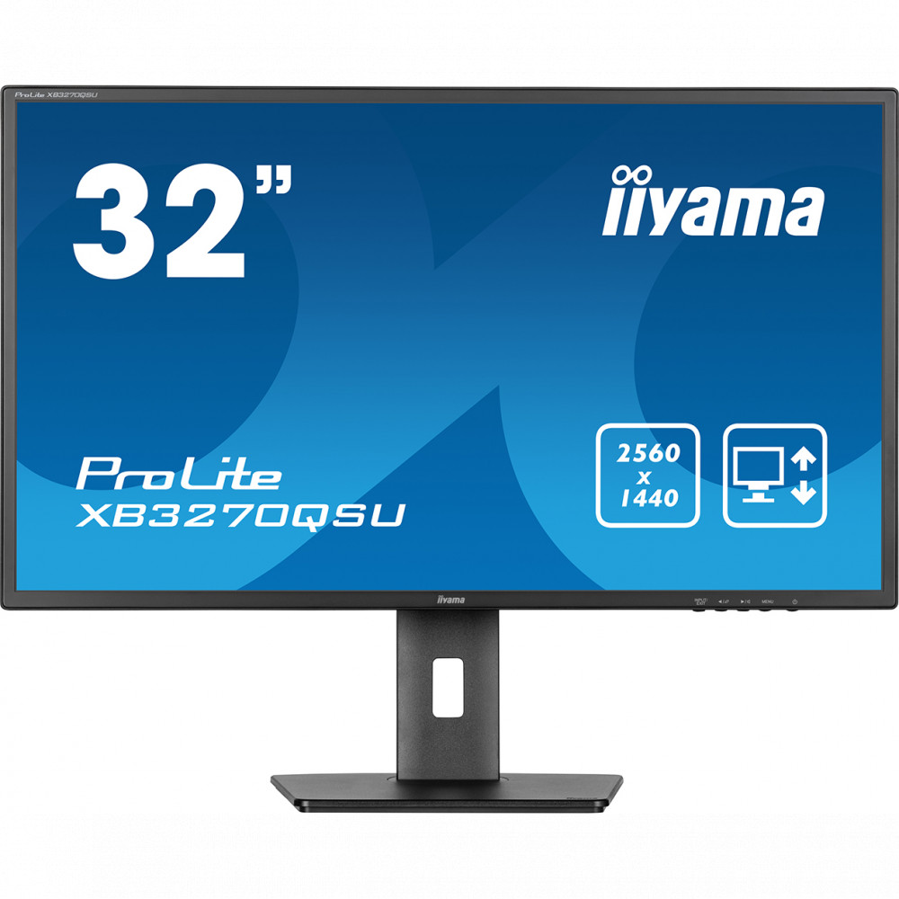 Монитор IIYAMA XB3270QSU-B1 32 ", IPS, Quad HD 2560x1440 (16:9), 100 Гц — фото товара