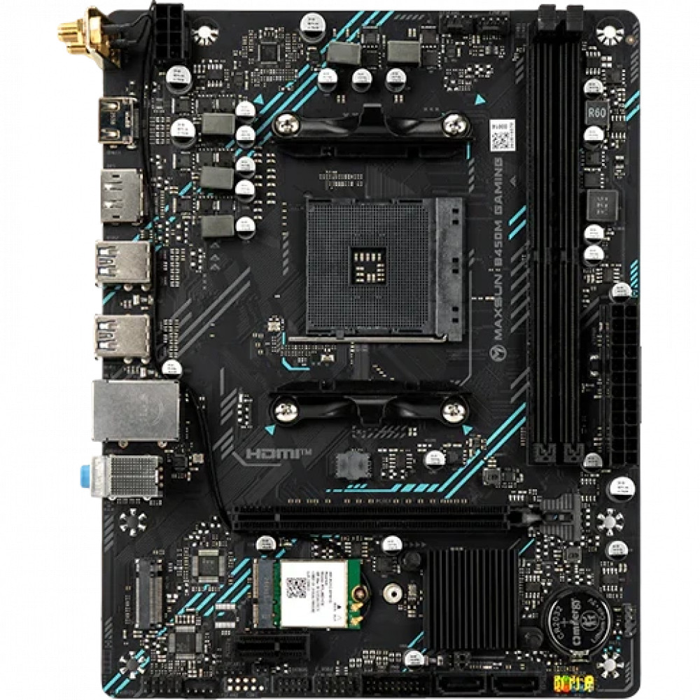 Материнская плата Gigabyte MS-B450M GAMING WIFI Micro-ATX, AMD AM4 — фото товара