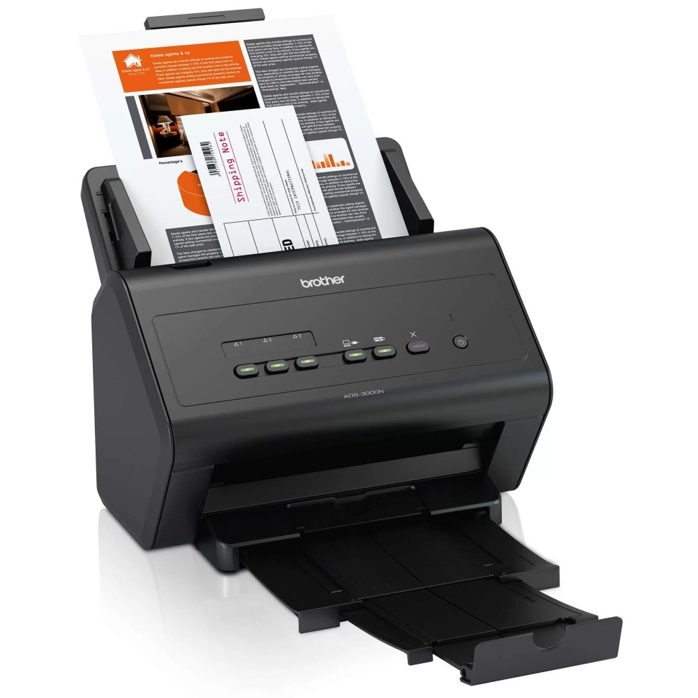 Протяжный сканер Brother ADS-3000N АDS-3000N A4, CIS - миниатюра 4