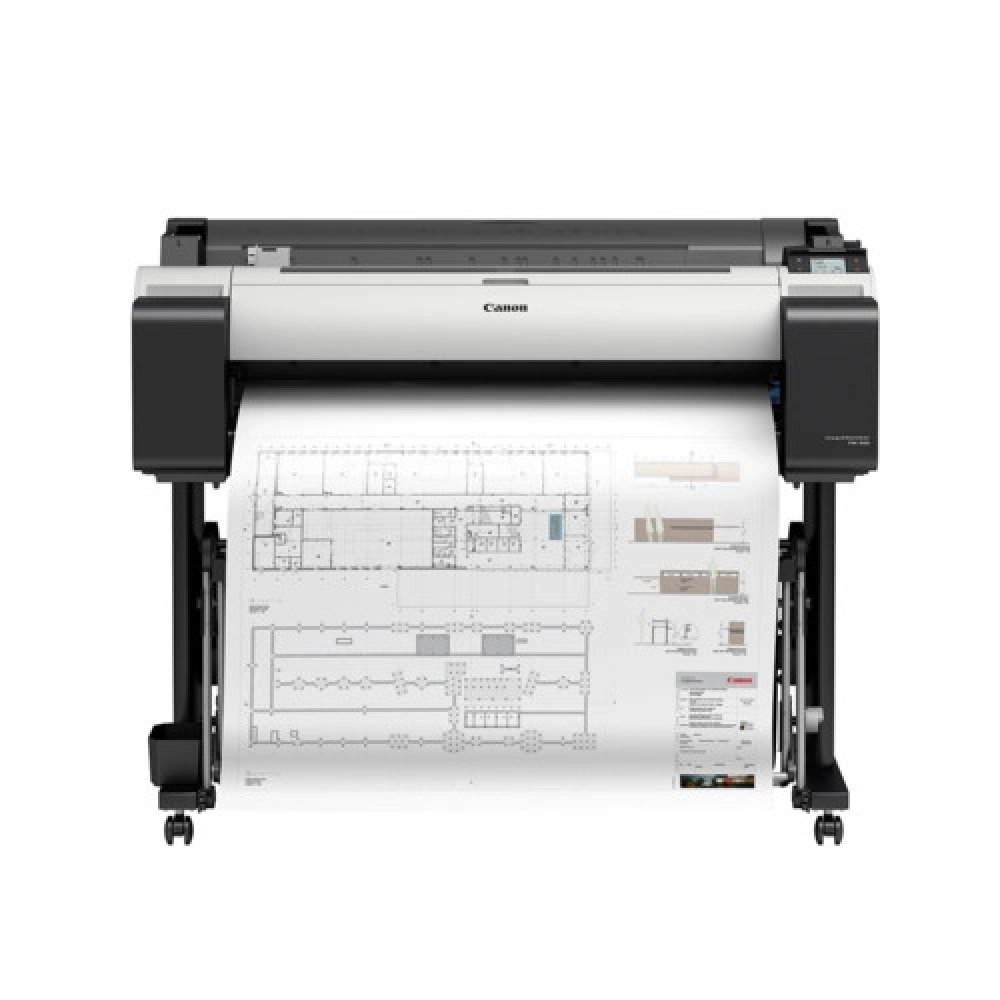 Плоттер Canon Плоттер Canon/ImagePROGRAF TM-300 + 2 упаковки рулонной бумаги Canon/IJM009 DRAFT А0+/914мм х 50м/75 г/м²/3 рулона в упаковке/A0/2400x1200 dpi 3058C003/bundle2 — фото товара