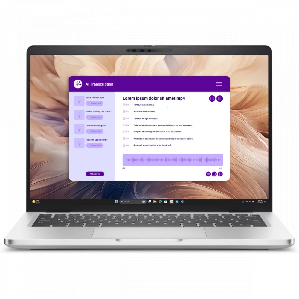 Ноутбук Dell Pro 14 Plus Platinum Silver PRO14PL-5657 14 ", WUXGA 1920x1200 (16:10), Intel, Core Ultra 7, 16 Гб, 1 ТБ, Intel Arc Graphics, Linux - миниатюра 2